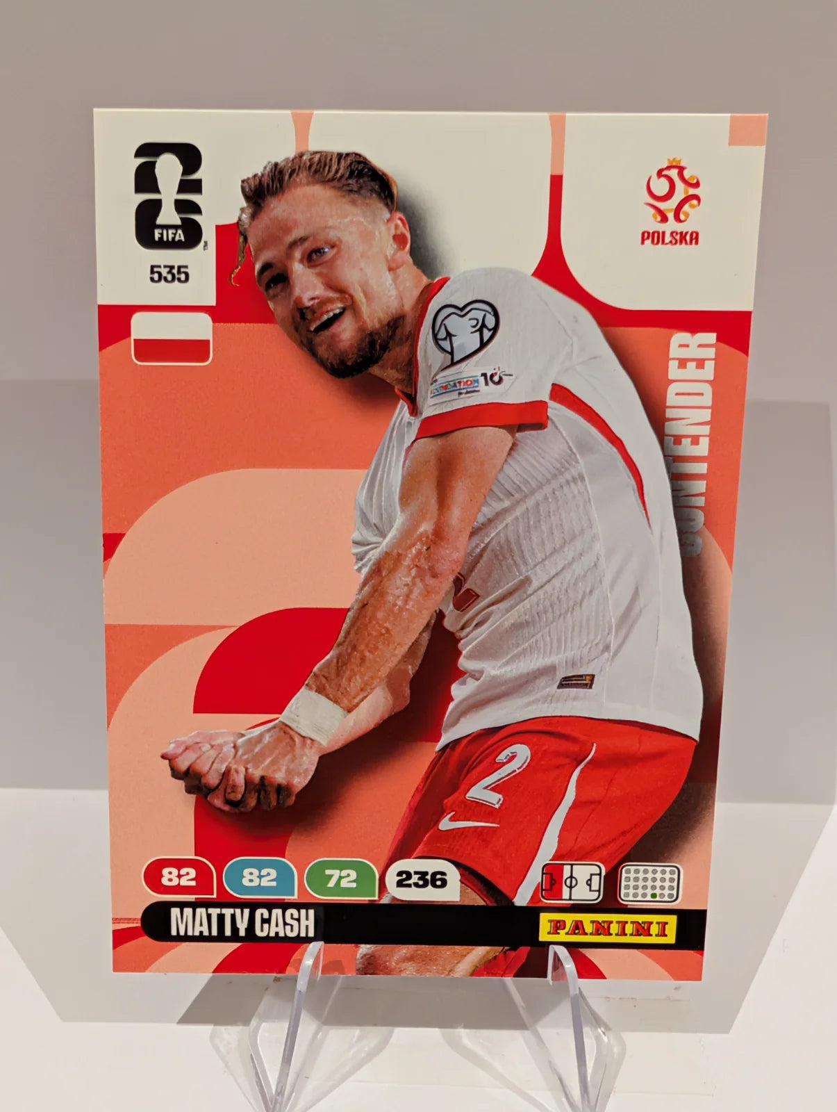 535 Matty Cash - Poland - Panini Adrenalyn XL World Cup 2026
