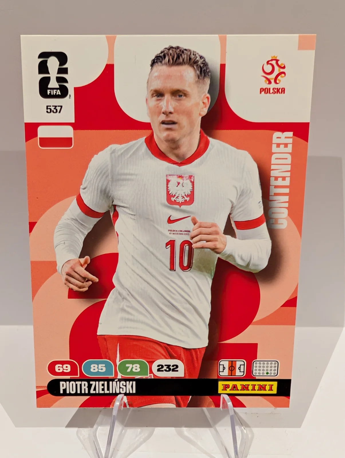 537 Piotr Zielinski - Poland - Panini Adrenalyn XL World Cup 2026