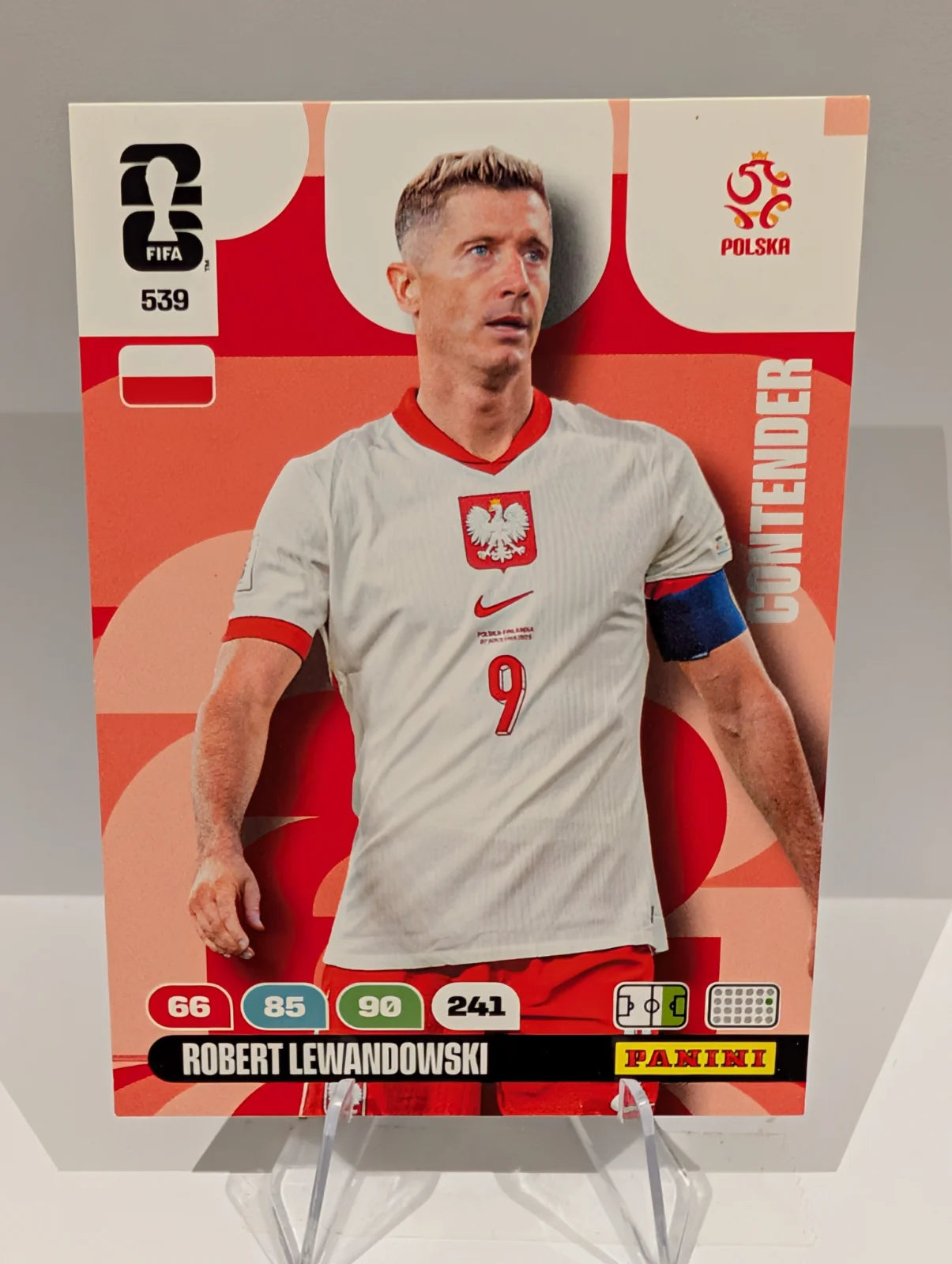 539 Robert Lewandowski - Poland - Panini Adrenalyn XL World Cup 2026