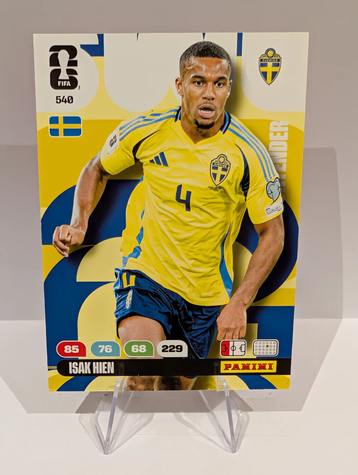 540 Isak Hien - Sweden - Panini Adrenalyn XL World Cup 2026