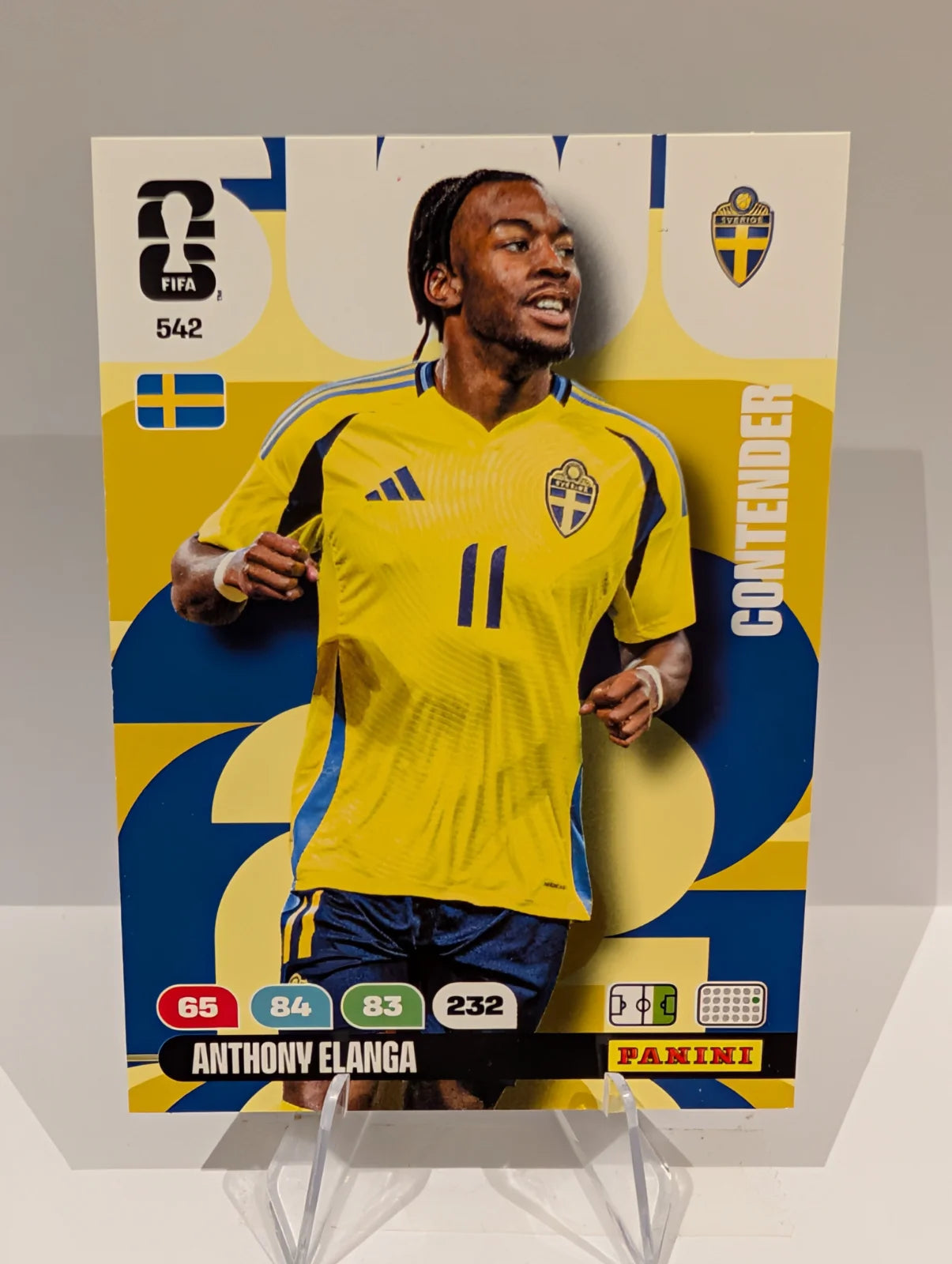 542 Anthony Elango - Sweden - Panini Adrenalyn XL World Cup 2026
