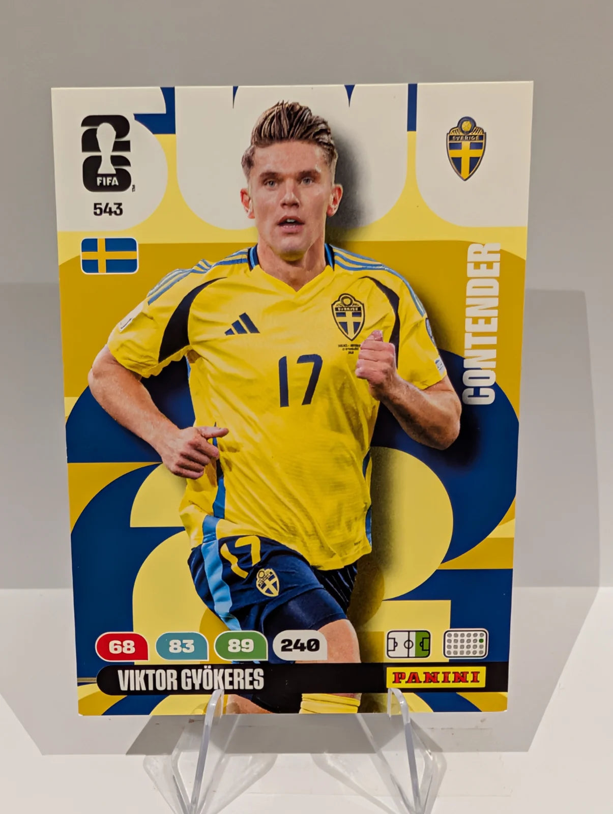 543 Viktor Gyokeres - Sweden - Panini Adrenalyn XL World Cup 2026