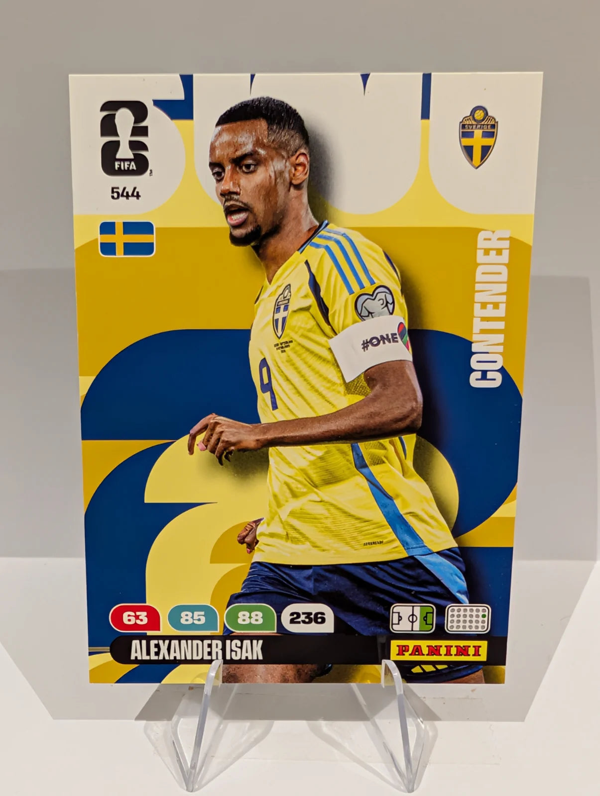 544 Alexander Isak - Sweden - Panini Adrenalyn XL World Cup 2026