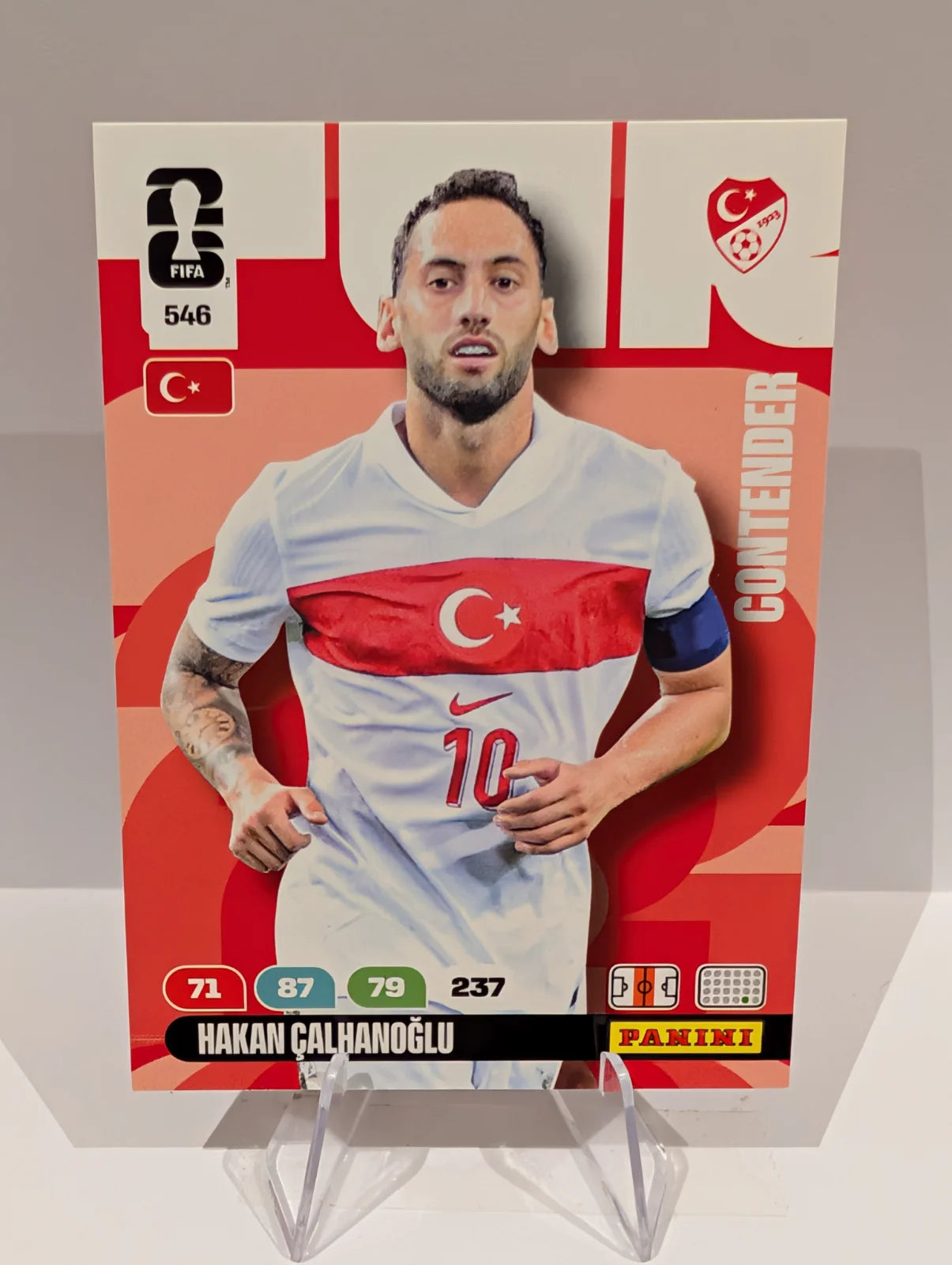 546 Hakan Calhanoglu - Turkey - Panini Adrenalyn XL World Cup 2026
