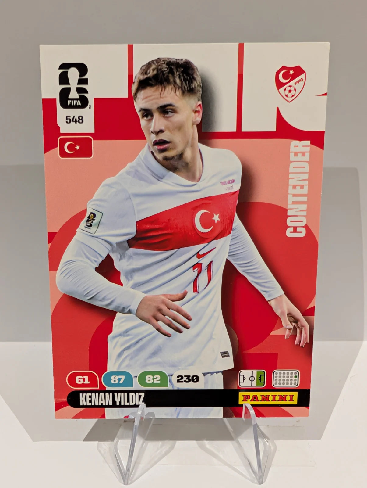 548 Kenan Yildiz - Turkey - Panini Adrenalyn XL World Cup 2026