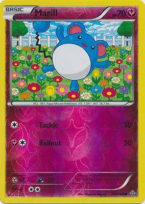 Marill 102 · (Primal Clash) Reverse Holo by Shigenori