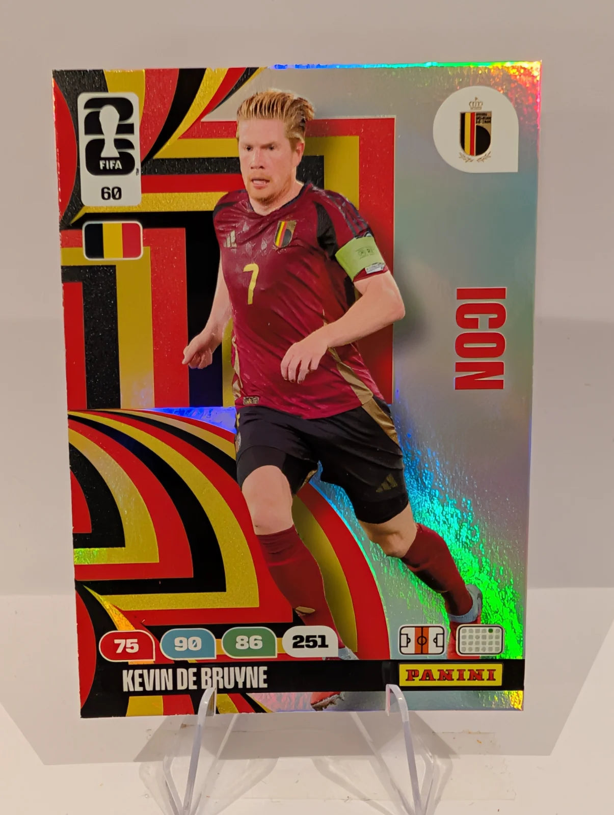 060 Kevin De Bruyne - Belgium - Panini Adrenalyn XL World Cup 2026