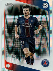 2025/26 Topps Chrome UEFA Club Competitions Raywave Refractor #14 Joao Neves