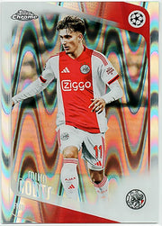 2025-26 Topps Chrome UEFA CC Mika Godts #151 Raywave Refractor