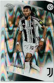 2025-26 Topps Chrome UEFA CC RayWave Khephren Thuram #71 Juventus