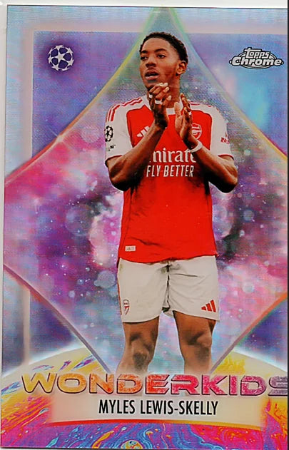 2026 Topps Chrome UEFA Club Competitions Wonderkids Myles Lewis-Skelly #WK-13
