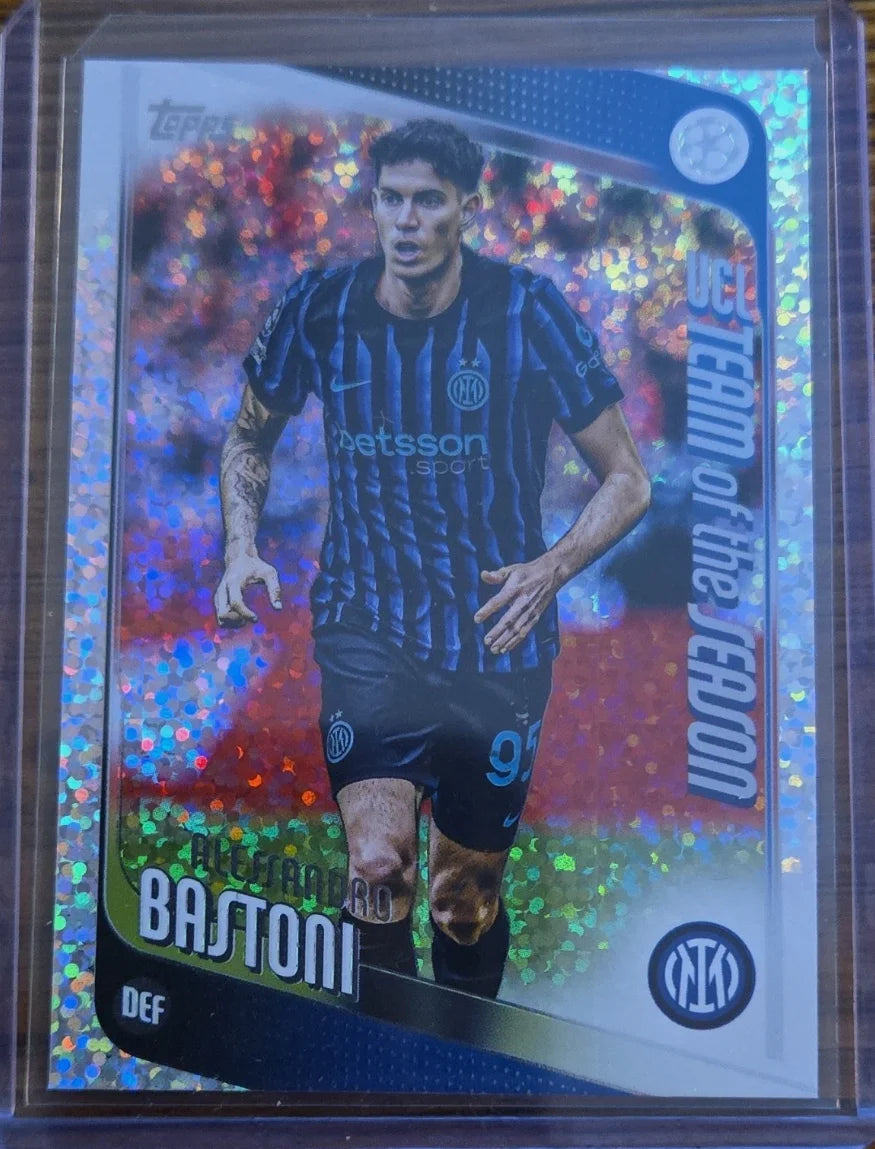 Topps UEFA Champions League Alessandro Bastoni FC Internazionale Milano Card #143
