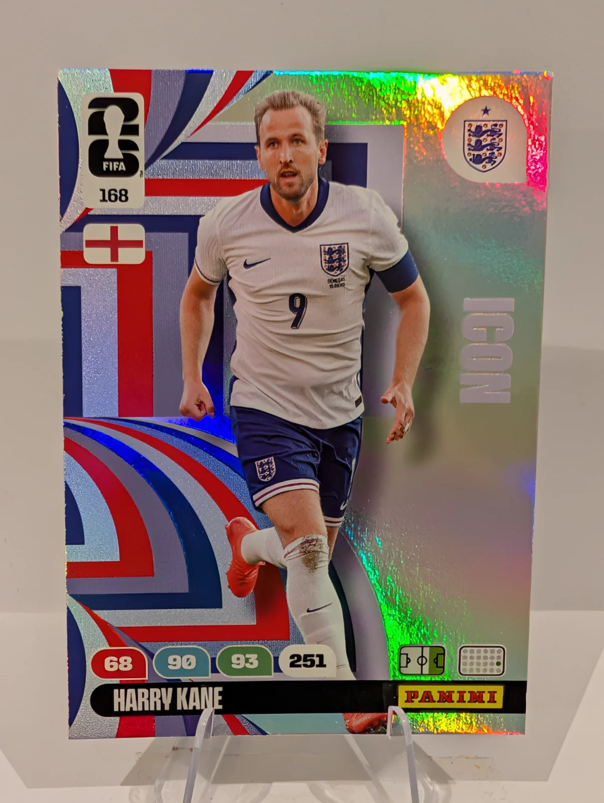 168 Harry Kane - England - Panini Adrenalyn XL World Cup 2026