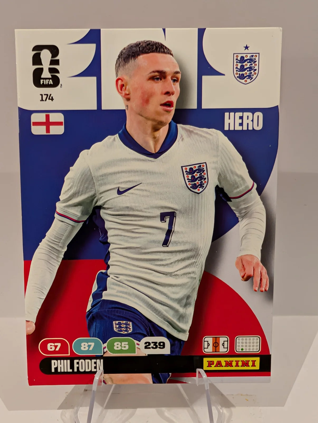 174 Phil Foden - England - Panini Adrenalyn XL World Cup 2026