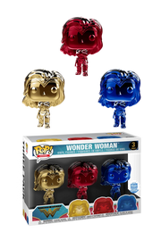 Funko Pop! Heroes - Wonder Woman 3 Pack, Funko Shop Exclusive