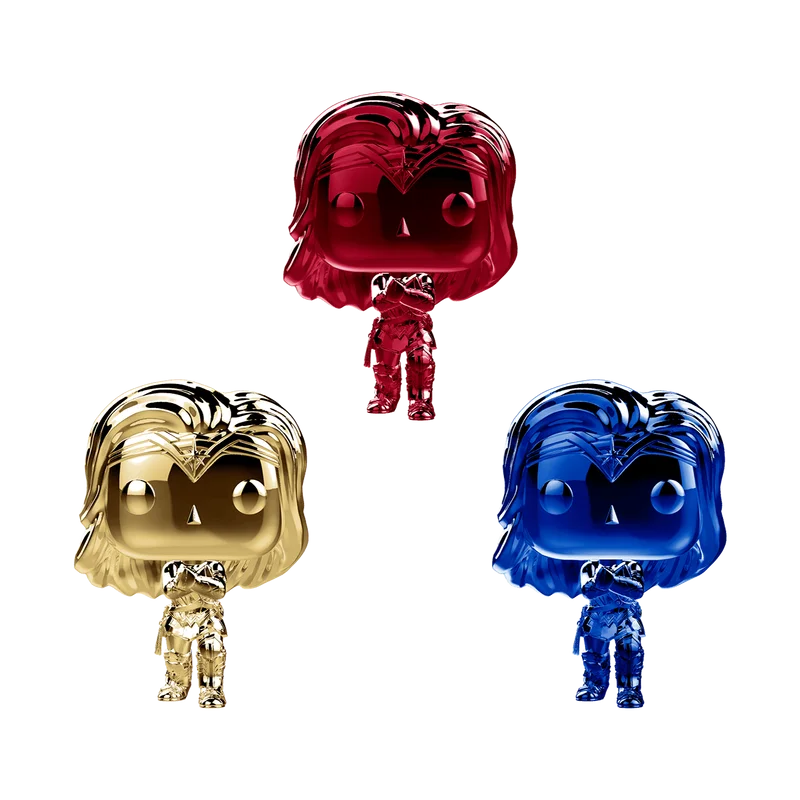 Funko Pop! Heroes - Wonder Woman 3 Pack, Funko Shop Exclusive