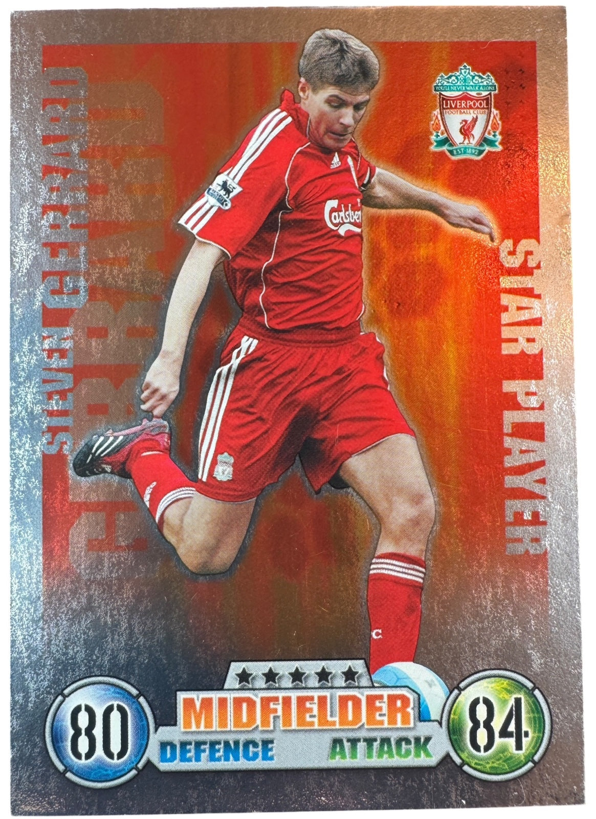 Gerrard -2007 Match Attax - Liverpool