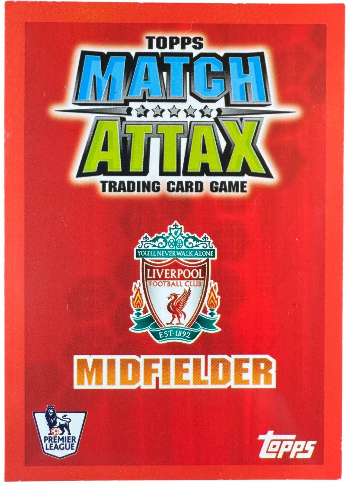 Gerrard -2007 Match Attax - Liverpool