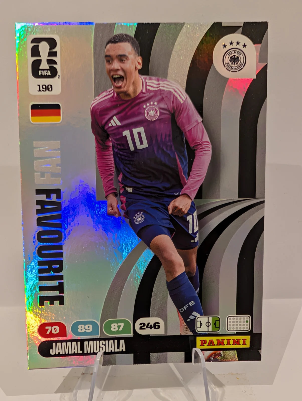 190 Jamal Musiala - Germany - Panini Adrenalyn XL World Cup 2026