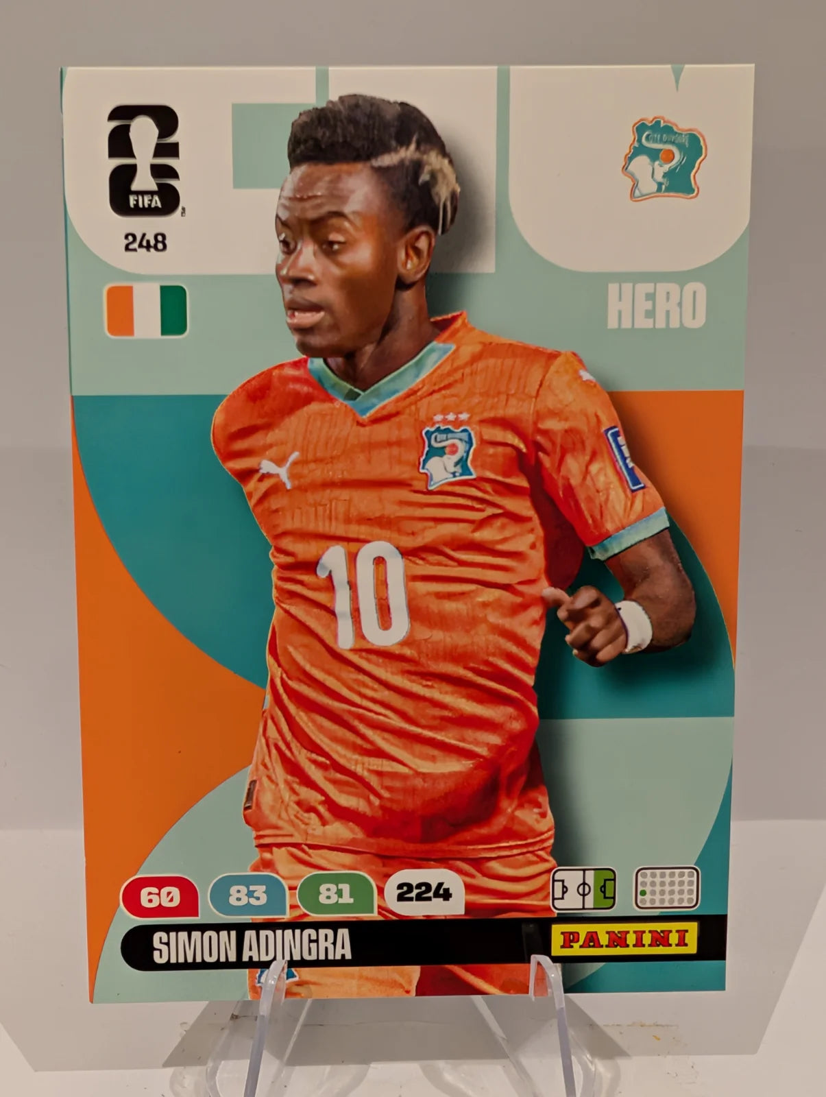 248 Simon Adingra - Ivory Coast - Panini Adrenalyn XL World Cup 2026