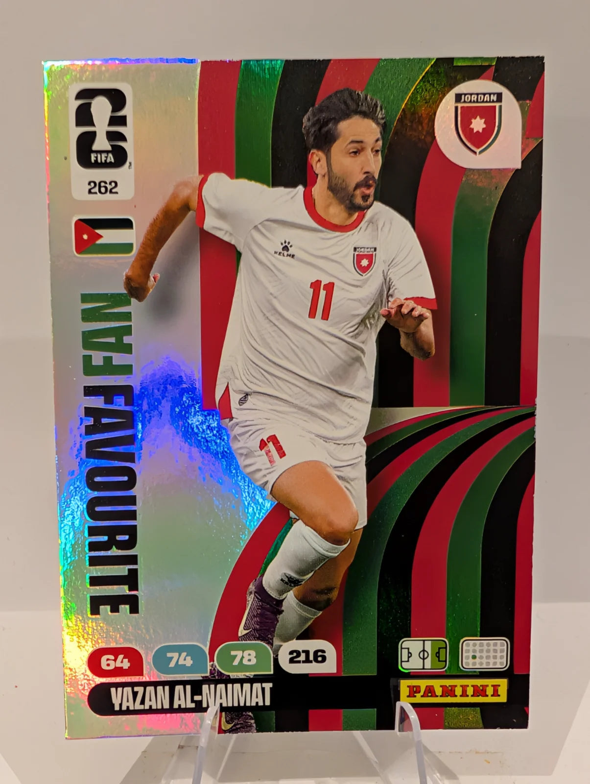 262 Yazan Al-Naimat - Jordan - Panini Adrenalyn XL World Cup 2026