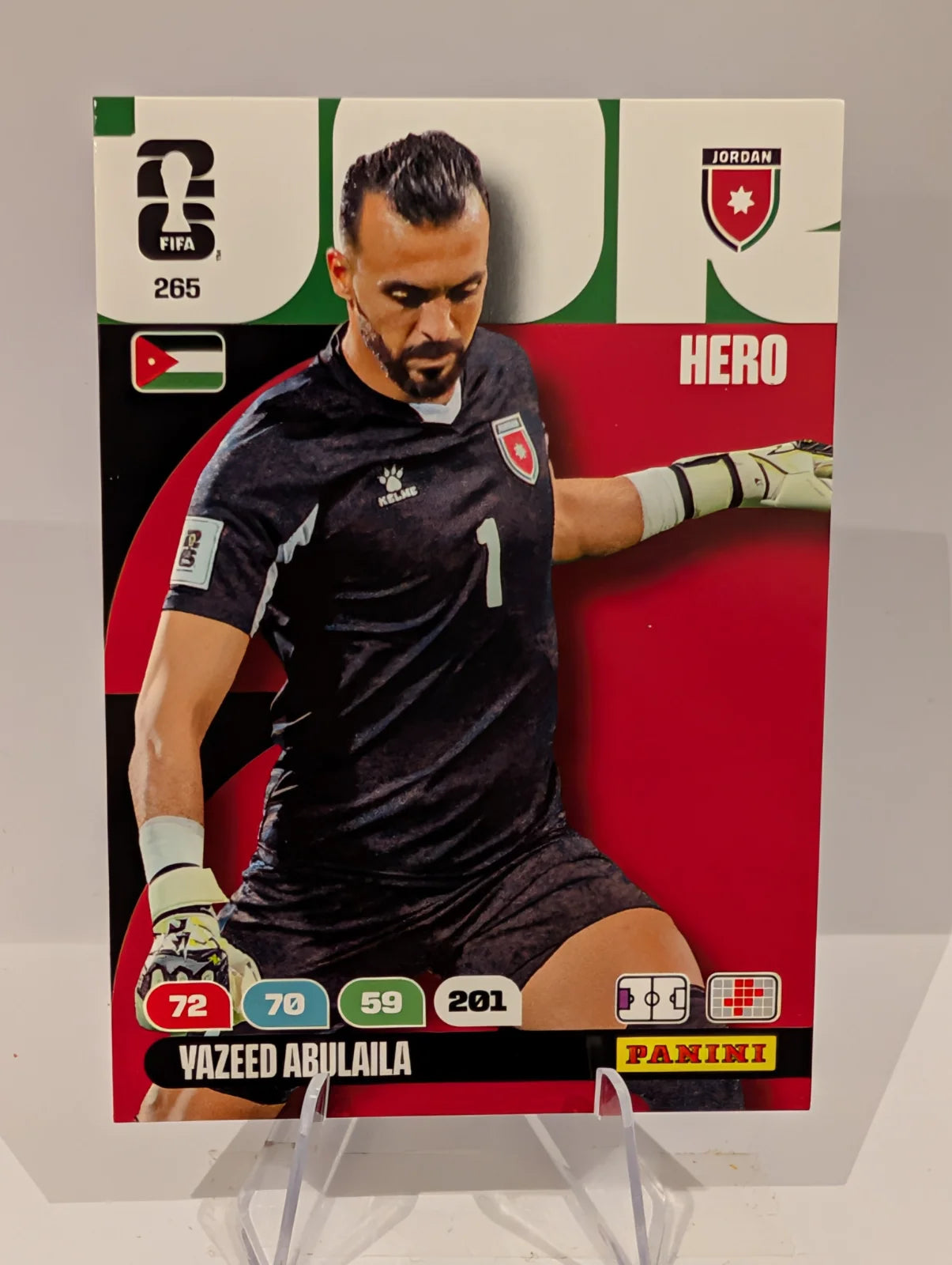265 Yazeed Abulaila - Jordan - Panini Adrenalyn XL World Cup 2026