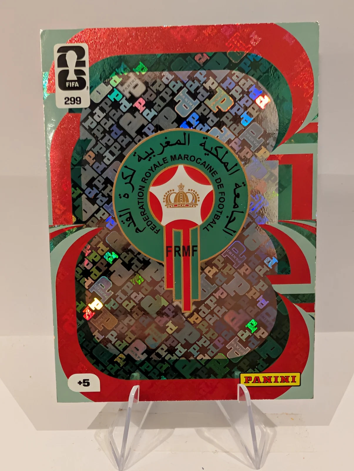 299 Team Crest - Morocco - Panini Adrenalyn XL World Cup 2026