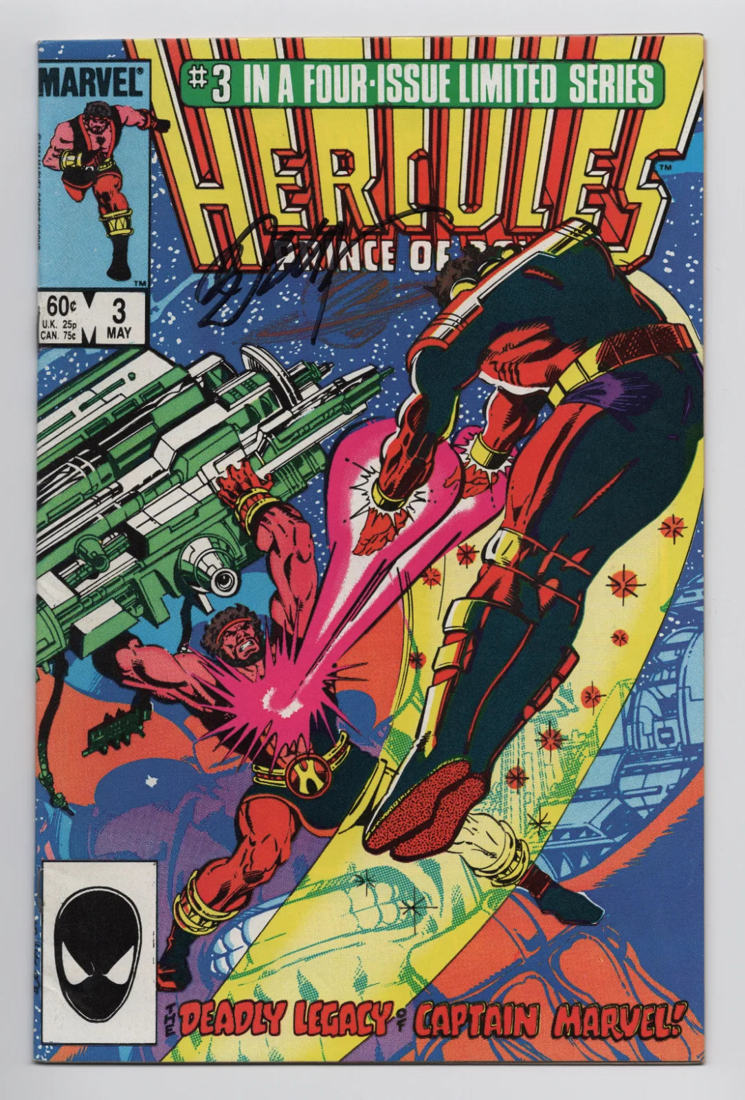 Hercules: Prince of Power #3 1984 2nd Series ( Signed by Bob Layton )