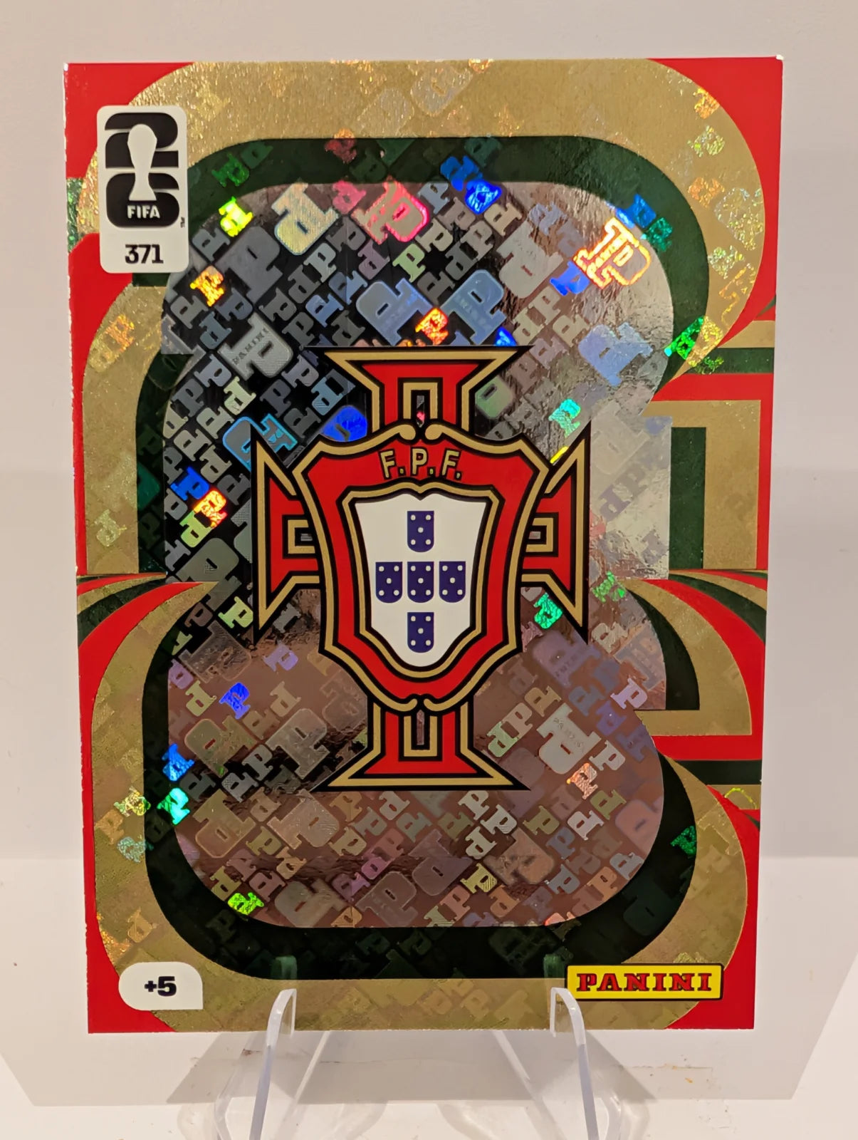 371 Team Crest - Portugal - Panini Adrenalyn XL World Cup 2026