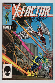 X-Factor #3, a vintage comic book April 1986. ( Signed by Bob Layton )