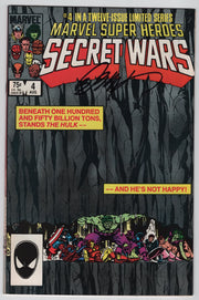 Marvel Super-Heroes Secret Wars #4 1984 ( Signed by Bob Layton )