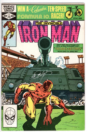 The Invincible Iron Man #155 vintage comic in February 1982. (Signed by Bob Layton)