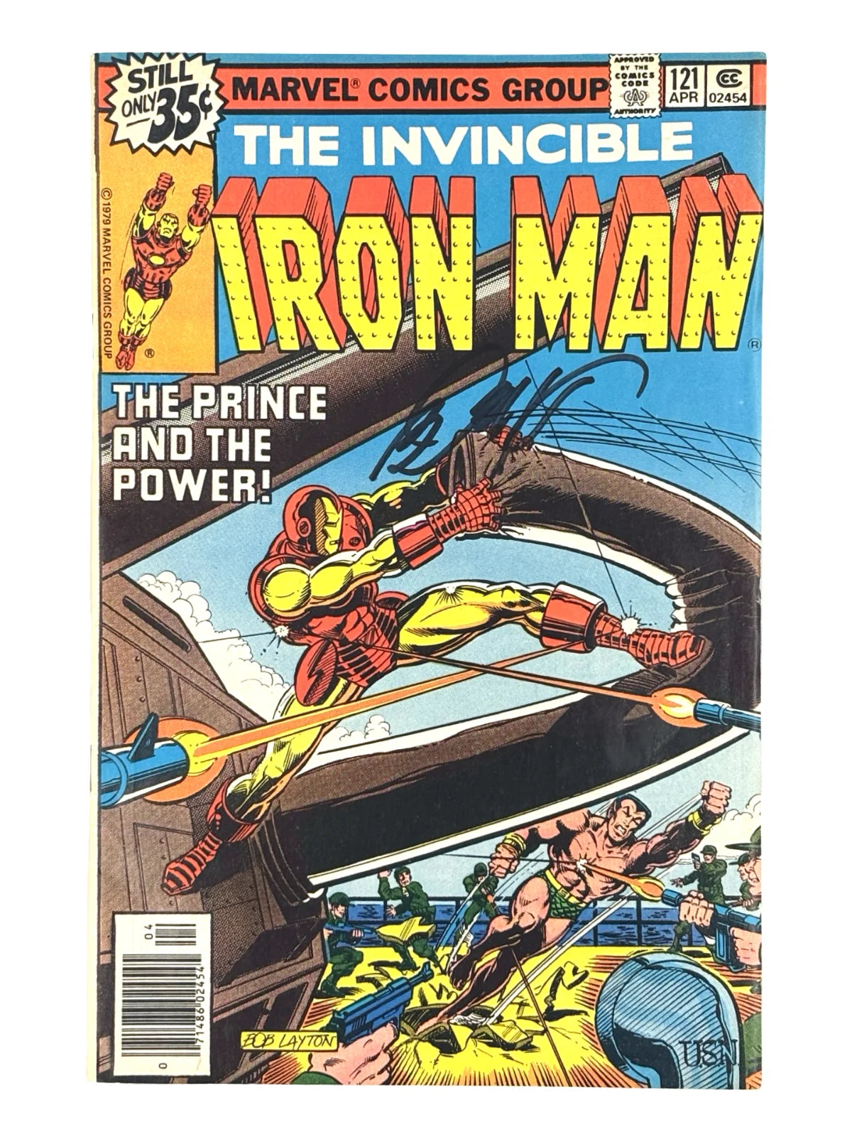 The Invincible Iron Man #121 a Bronze Age April 1979 (Signed by Bob Layton)