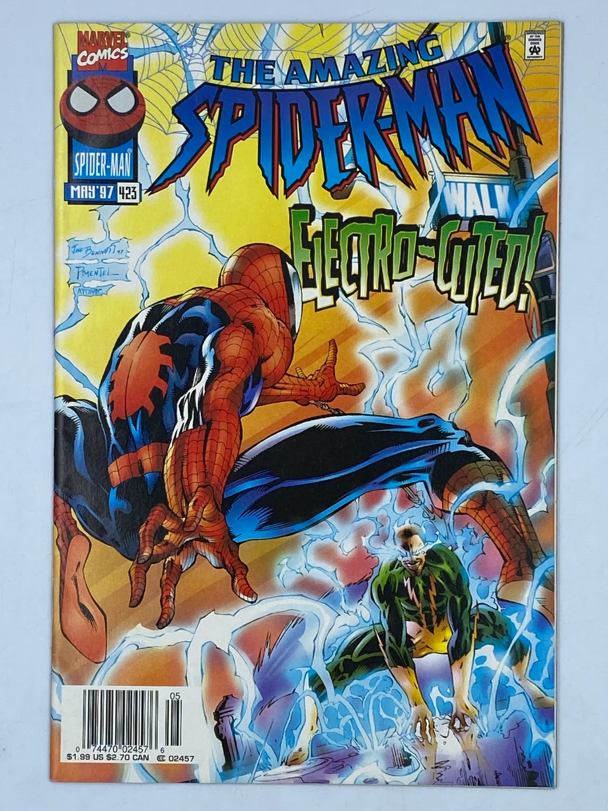 The Amazing Spider-Man #423 "Electro-Cuted!" May 1997
