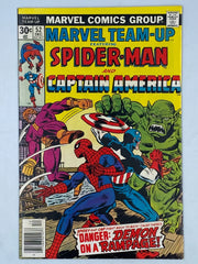 Marvel Team-Up Spider-Man and Captain America #52 December 1976.