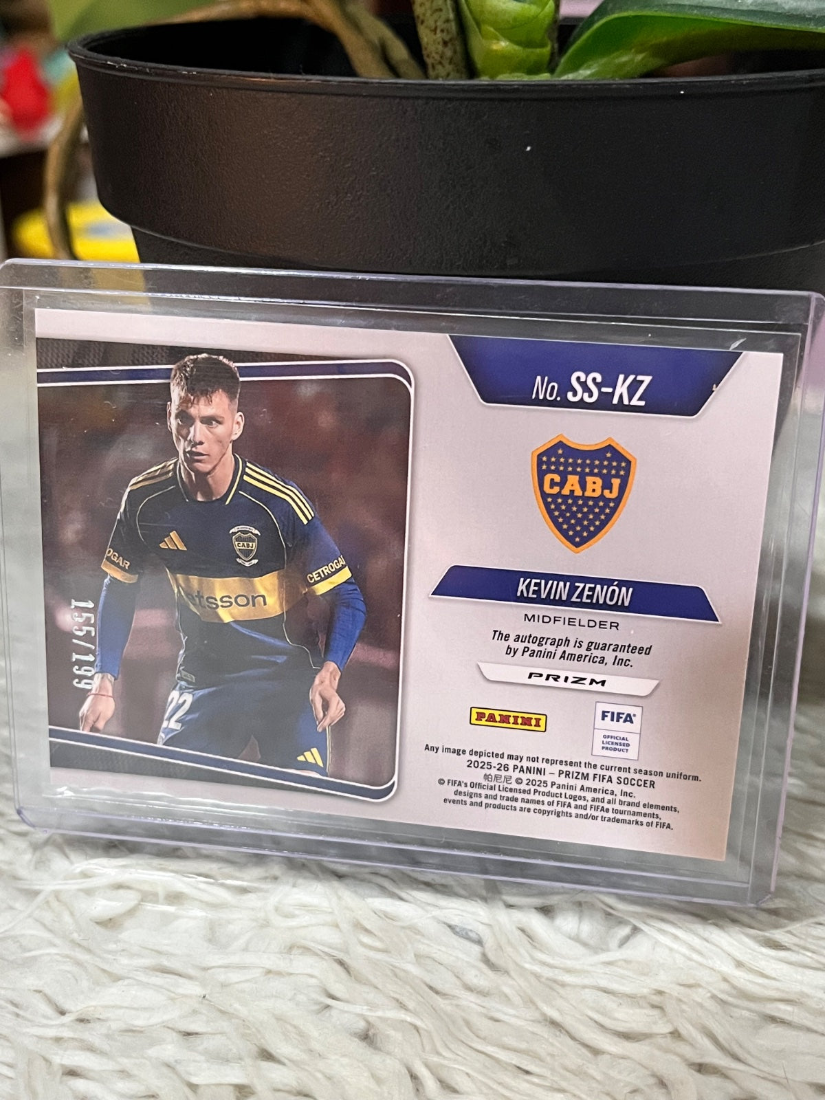 Kevin zenon autograph /199
