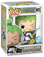 Funko POP! Animation: One Piece - Roronoa Zoro (Glows in the Dark) (Special Edition) #923