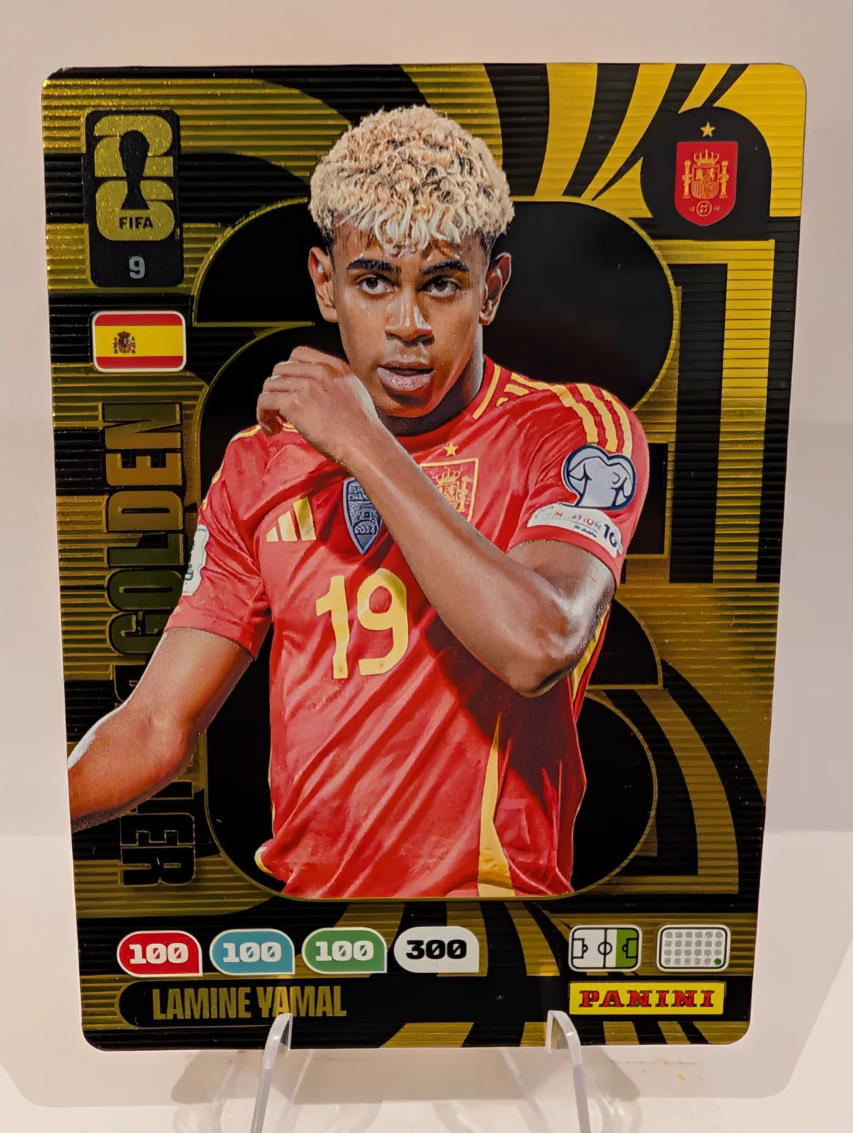 009 Lamine Yamal - Golden Baller - Panini Adrenalyn XL World Cup 2026
