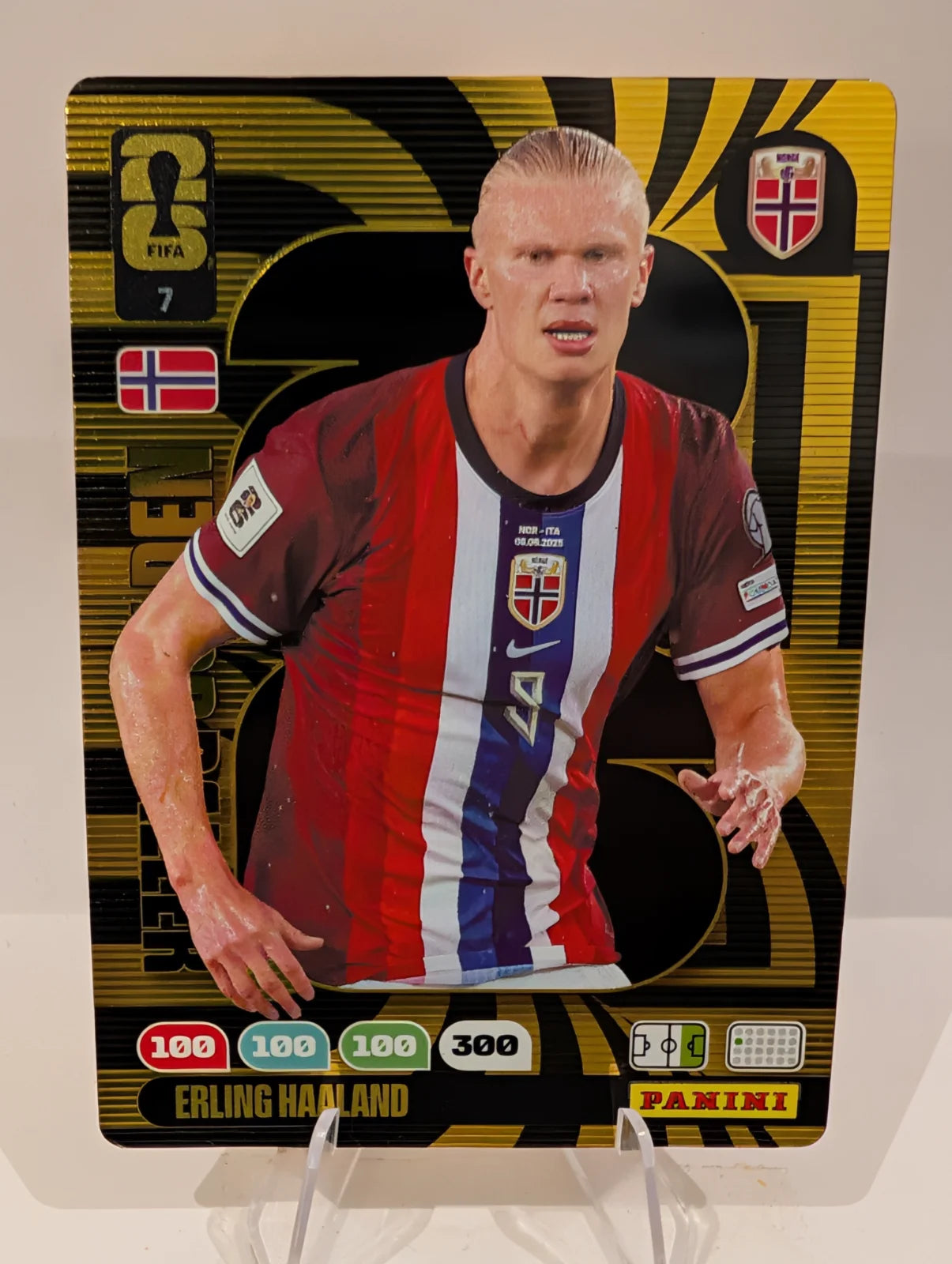 007 Erling Haaland - Golden Baller - Panini Adrenalyn XL World Cup 2026