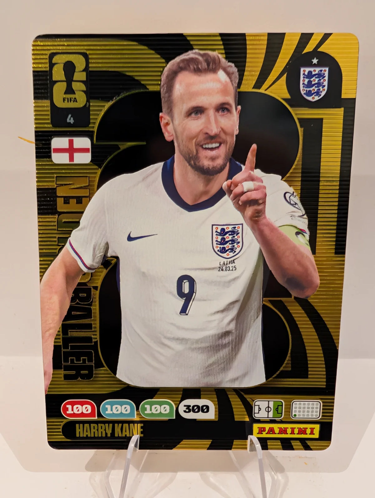 004 Harry Kane - Golden Baller -  Panini Adrenalyn XL World Cup 2026