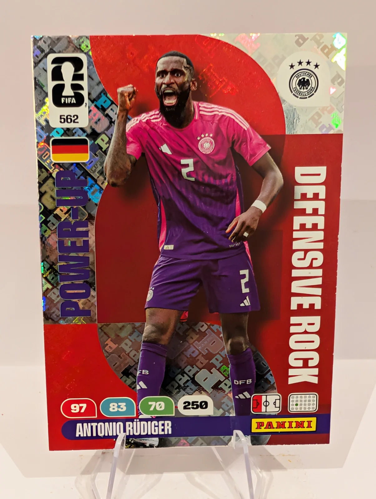 562 Antonio Rudiger - Defensive Rock - Panini Adrenalyn XL World Cup 2026