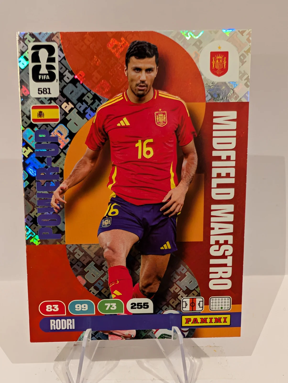 581 Rodri - Midfield Maestro - Panini Adrenalyn XL World Cup 2026