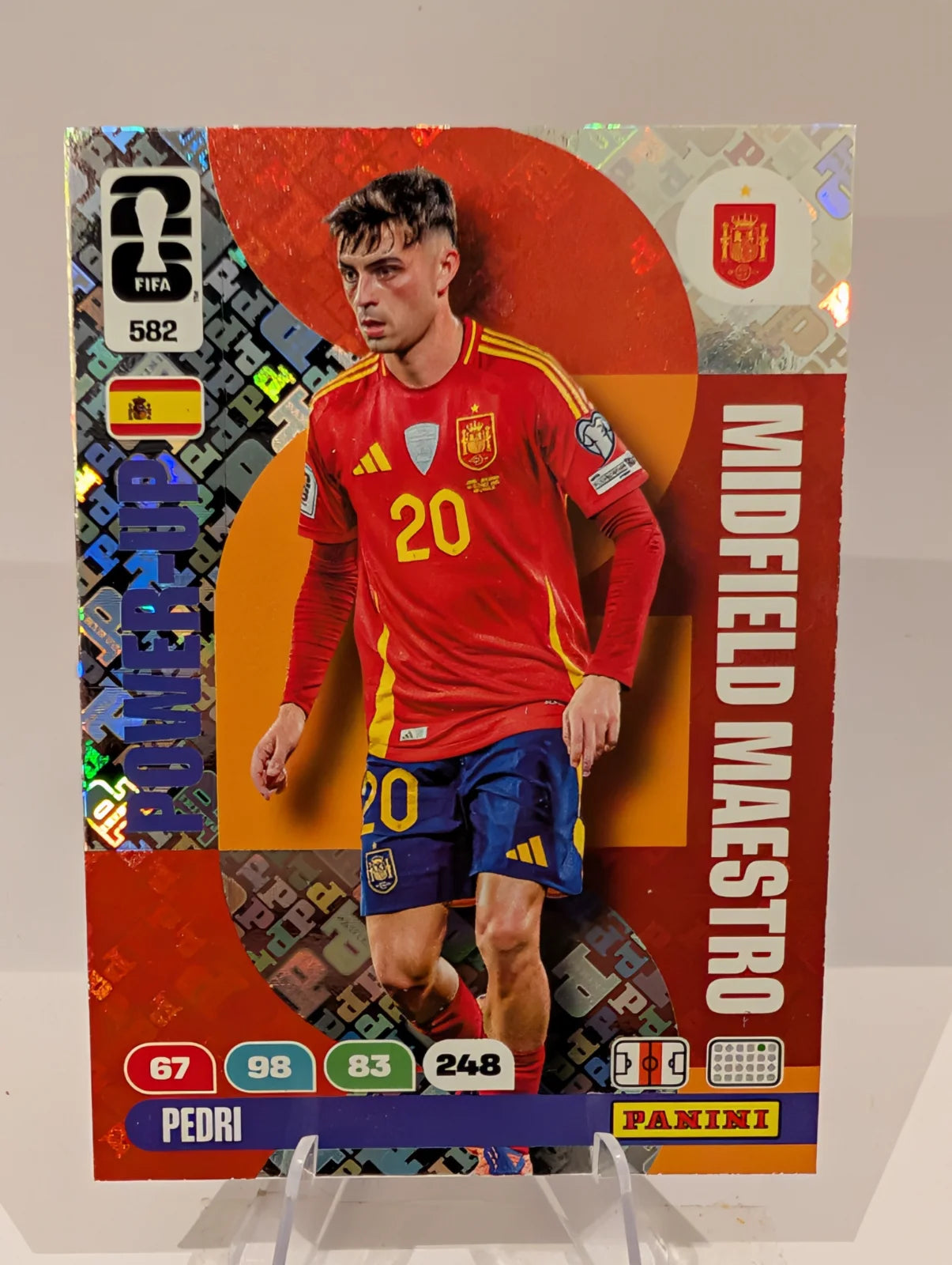 582 - Pedri - Midfield Maestro - Panini Adrenalyn XL World Cup 2026