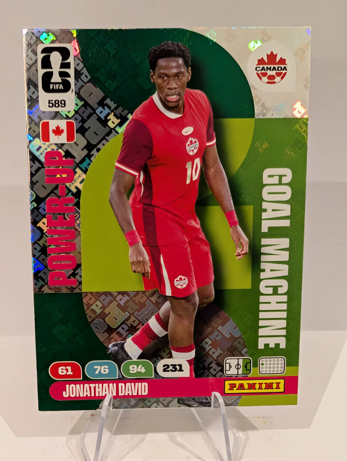 589 Jonathan David - Goal Machine - Panini Adrenalyn XL World Cup 2026