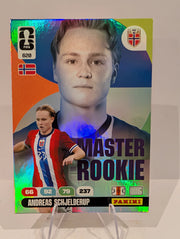 620 Andreas Schjelderup - Master Rookie - Panini Adrenalyn XL World Cup 2026