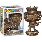 One Piece - Brook Bronze Statue 25th Anniversary Pop! Plus Vinyl Figure (Funko Exclusive) with protector