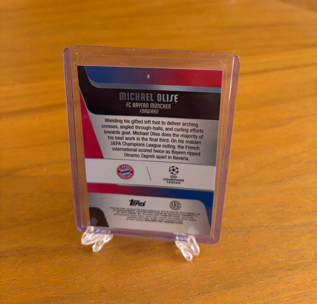 Topps Ucc Chrome Olise /250