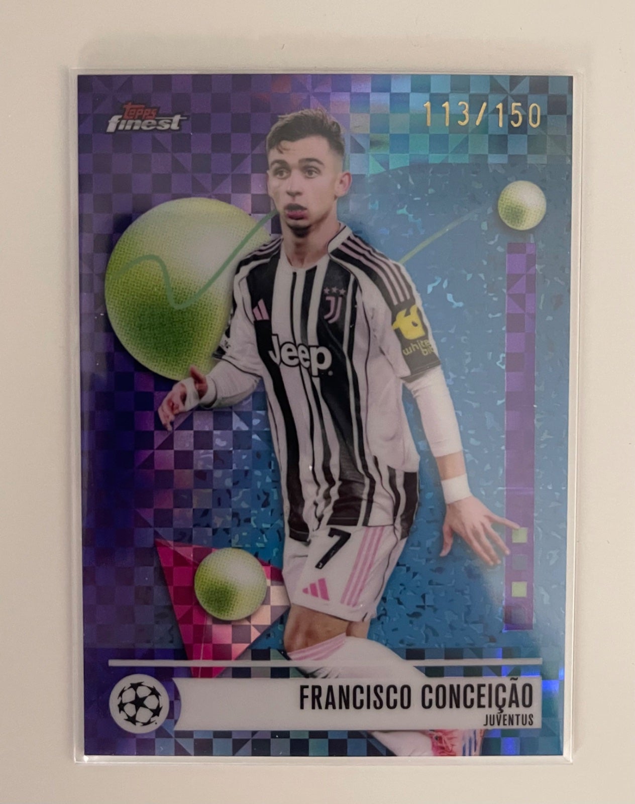 Francisco Conceicao /150 Checkerboard (2025-26 Topps Finest UCC)