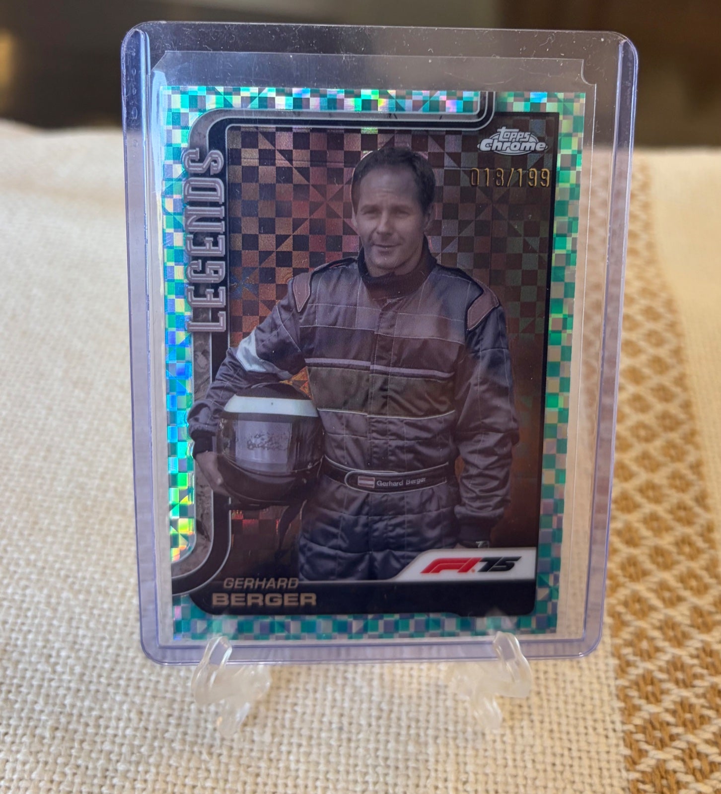 Topps F1 Legends Gerhard Berger 018/199