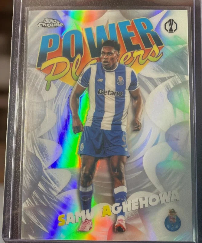 2025-26 Topps Chrome UEFA Club Competitions Samu Aghehowa Power Players  #PP-33
